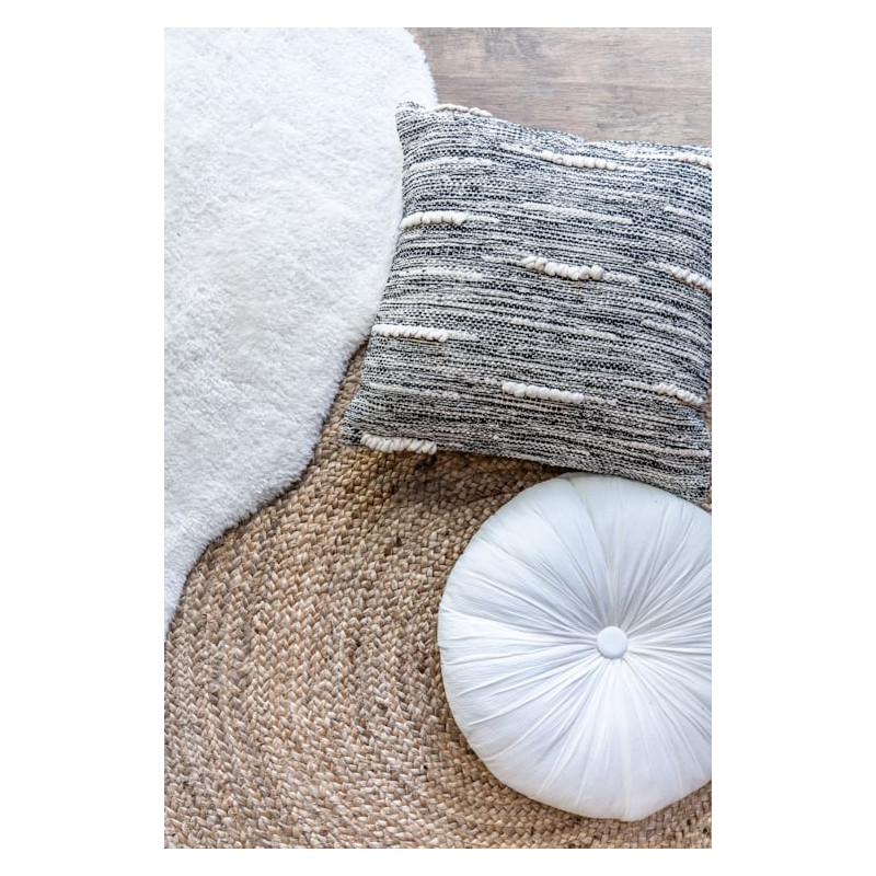 Cotton Throw Blanket  Oatmeal