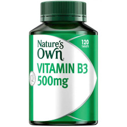Nature's Own Vitamin B3 500mg 120 Tablets