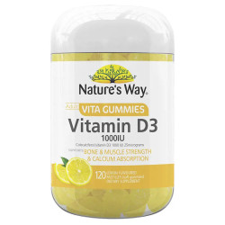 Nature's Way Adult Vita Gummies Vitamin D3 1000IU 120 Pastilles