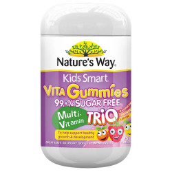 Nature's Way Kids Smart Vita Gummies 99.9% Sugar Free Multi-Vitamin Trio 75 Pastilles