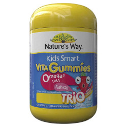 Nature's Way Kids Smart Vita Gummies Omega-3 DHA Trio 60 Pastilles