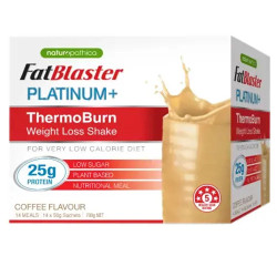 Naturopathica FatBlaster Platinum+ ThermoBurn Shake Coffee 14 x 50g