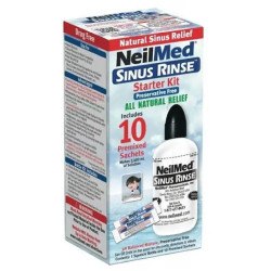 NeilMed Sinus Rinse Starter Kit Bottle & 10 Sachets