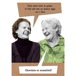 New Diet Greeting Card Pigment