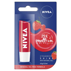 Nivea Lip Balm Strawberry 4.8g