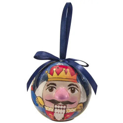 Nutcracker Blinking Christmas Tree Ornament