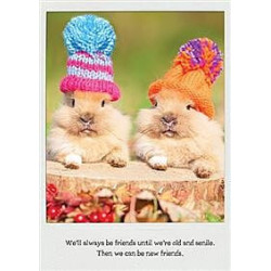 Old and Senile Greeting Card The Influencers