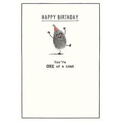 One of a Kind Greeting Card Etched