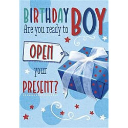 Open Your Present Greeting Card Comic