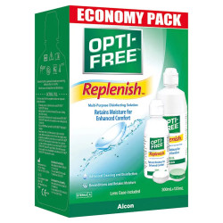 Opti-Free Replenish Contact Lens Solution Economy Pack