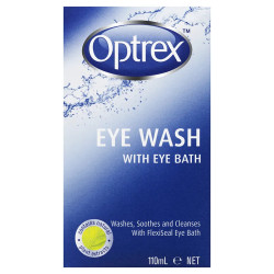 Optrex Fresh Eye Wash with Eye Bath 110ml