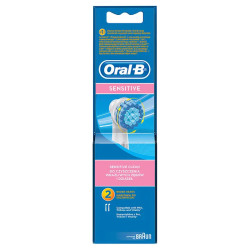 Oral-B Ebs17 Extra Strength Sensitive 2 Brush Heads