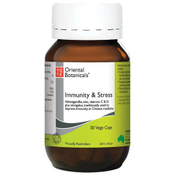 Oriental Botanicals Immunity & Stress 30 VegeCapsules