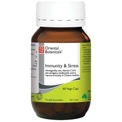 Oriental Botanicals Immunity & Stress 60 VegeCapsules