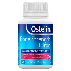Ostelin Bone Strength + Iron 60 Tablets