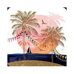 Palm Trees Greeting Card Pizazz Ltd Edition