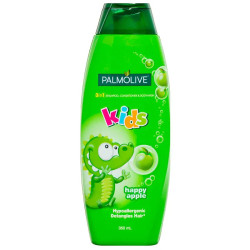 Palmolive Kids 3 in 1 Hair Shampoo, Conditioner & Body Wash Apple 350ml