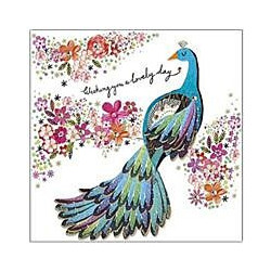 Peacock Greeting Card Artisan