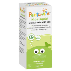 Pentavite Kids Multivitamin With Iron Liquid 1-12 Years 200ml