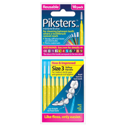 Piksters Interdental Brushes Size 3 10 Pack