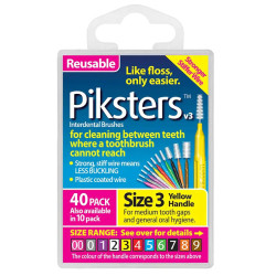 Piksters Interdental Brushes Size 3 40 Pack