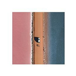 Pink Salt Lake Macdonnell Greeting Card Through The Lens