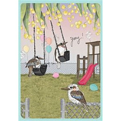 Playground Fun Times Greeting Card Our Aussie Way