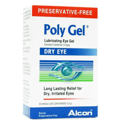 Poly Gel Lubricating Eye Gel for Dry Eye 30 x 0.5g