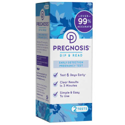 Pregnosis Dip & Read Early Detection Pregnancy Test 2 Pack