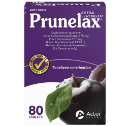 Prunelax Extra Strength Laxative 80 Tablets
