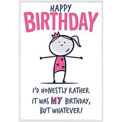 Rather it was My Birthday Greeting Card Comic