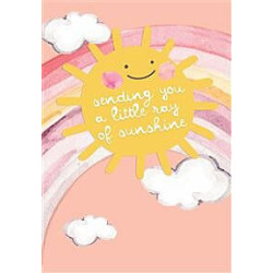 Ray of Sunshine Greeting Card Care