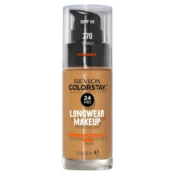 Revlon ColorStay 24 Hour Longwear Makeup Combination/Oily Toast 370 30ml