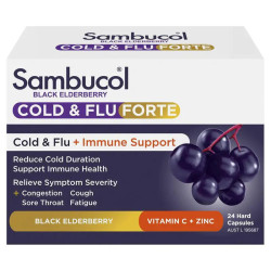Sambucol Cold And Flu Forte 24 Capsules