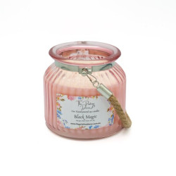 Scented Soy Candles - Rose & Oud Blend - Black Magic