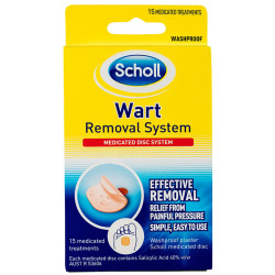 Scholl Wart Removal System 15 Medicated Treatment