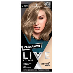 Schwarzkopf LIVE Hair Colour Permanent 7.1 Medium Ash Blonde