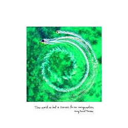 Sea Swirl Mauritius Greeting Card Travelogue