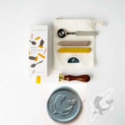 Seal pup animal wax seal stamp, wax seal kit or stamp head