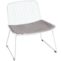 SH Angel Rebello Metal Lounge Chair
