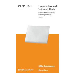 Smith & Nephew Cutilin Sterile 5cm x 5cm 5 Pack