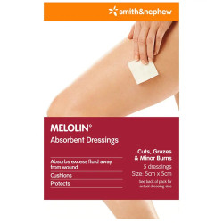 Smith & Nephew Melolin 5 x 5cm 5 Pack