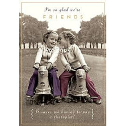 So Glad We Are Friends Greeting Card Love Unlimited