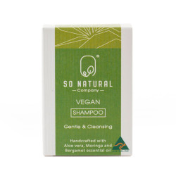 So Natural Company Aloe Vera, Moringa and Bergamot Shampoo Bar 100g