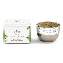 So Natural Company Vegan Eucalyptus Peppermint Shaving Soap 80g