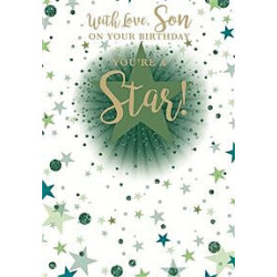 Son Son Youre a Star Greeting Card