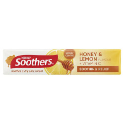 Soothers Honey Lemon Stick 10 Lozenges