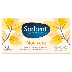 Sorbent Facial Tissues Aloe Vera 70 Pack