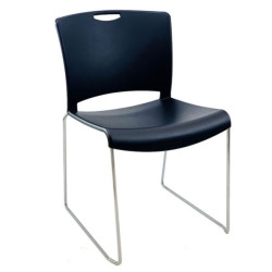 STARLIGHT Navy Blue AFRDI Stacking Visitor School Cafe Chair