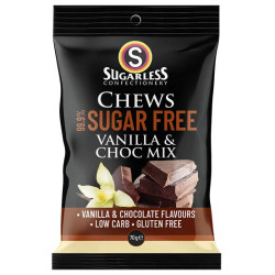 Sugarless Confectionery Chocolate & Vanilla Mix Chews 70g